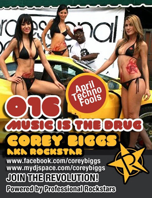 Corey Biggs - "Music is Drug 016" (April Techno Fools) [Audio]