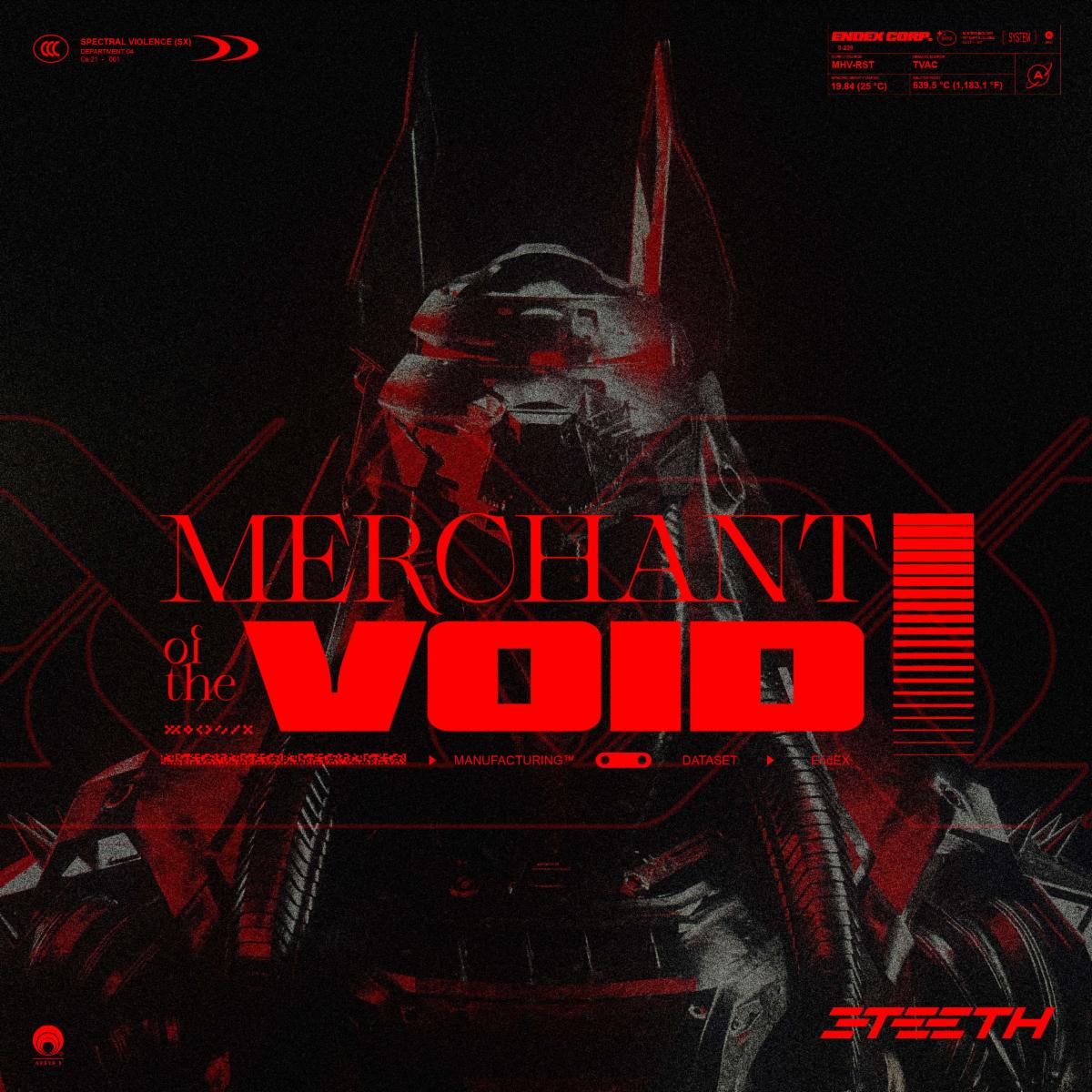 3TEETH ‘'Merchant Of The Void” single artwork