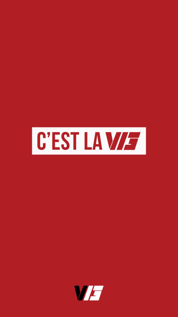 V13 “C’est la V13” (Red w/ White v1) Mobile 4K – 2160 x 3840