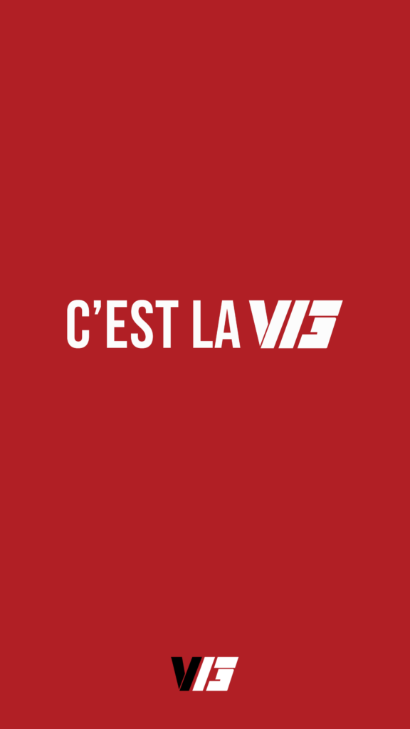V13 “C’est la V13” (Red w/ White v2) Mobile 4K – 2160 x 3840