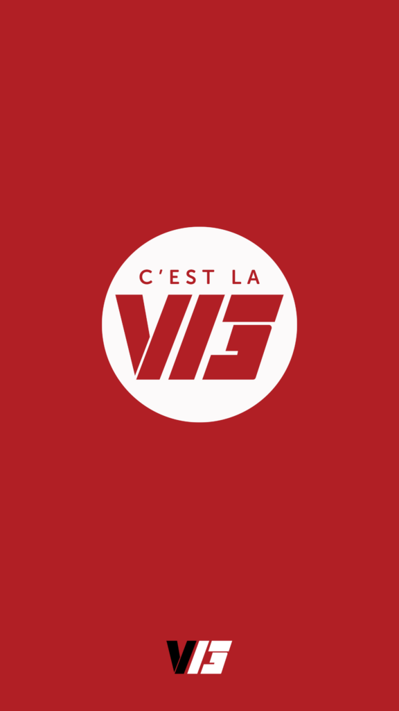 V13 “C’est la V13” (Red w/ White v3) Mobile 4K – 2160 x 3840