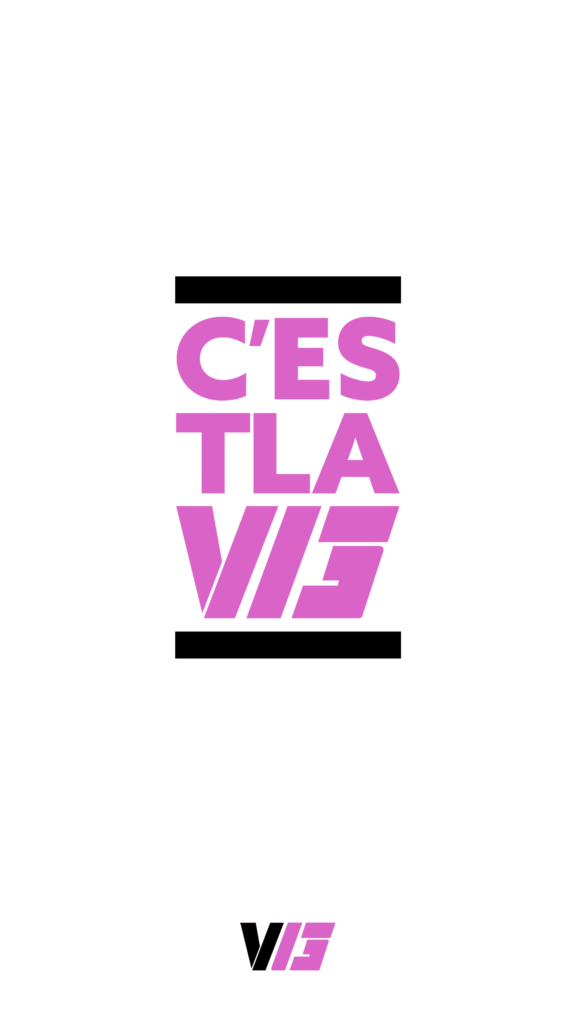 V13 “C’est la V13” (White w/ Pink v5) Mobile 4K – 2160 x 3840