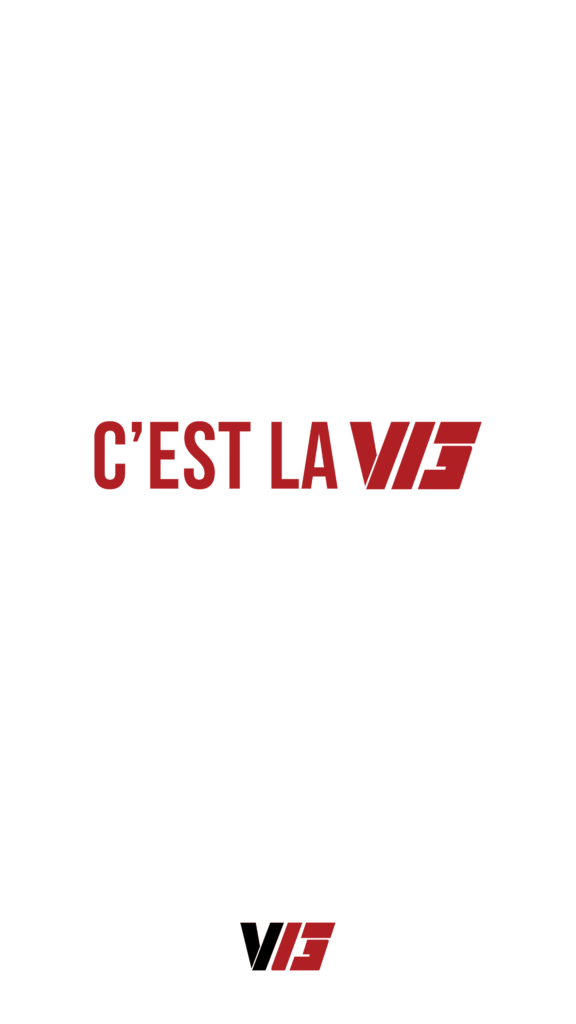 V13 “C’est la V13” (White w/ Red v2) Mobile 4K – 2160 x 3840