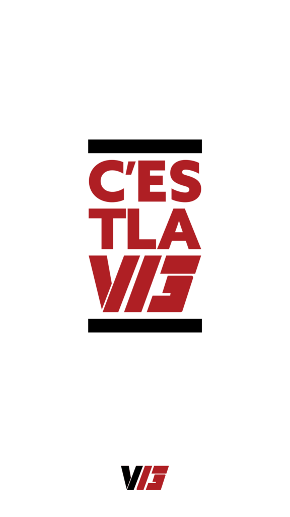 V13 “C’est la V13” (White w/ Red v5) Mobile 4K – 2160 x 3840