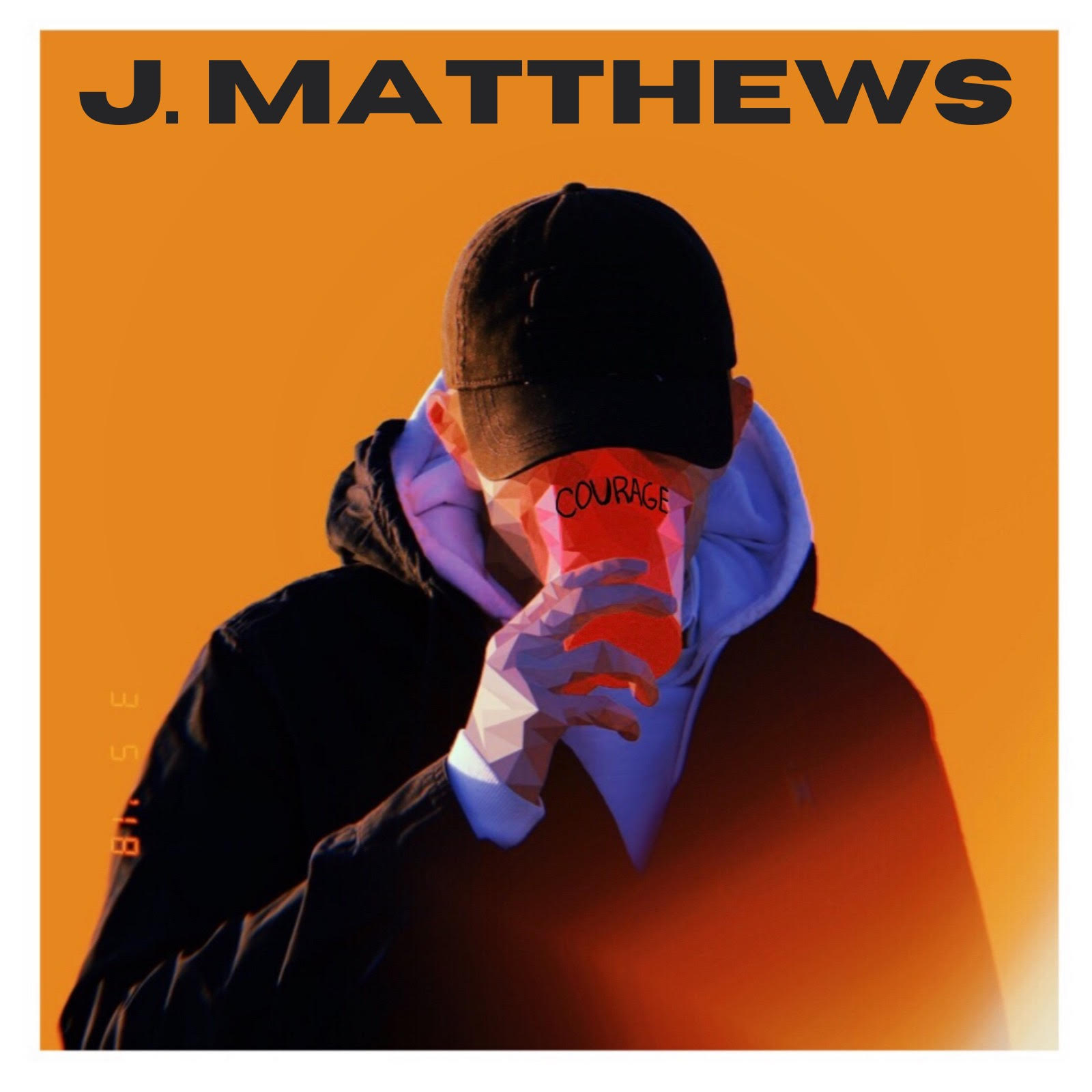Artwork for the EP ‘Courage’ by J. Matthews