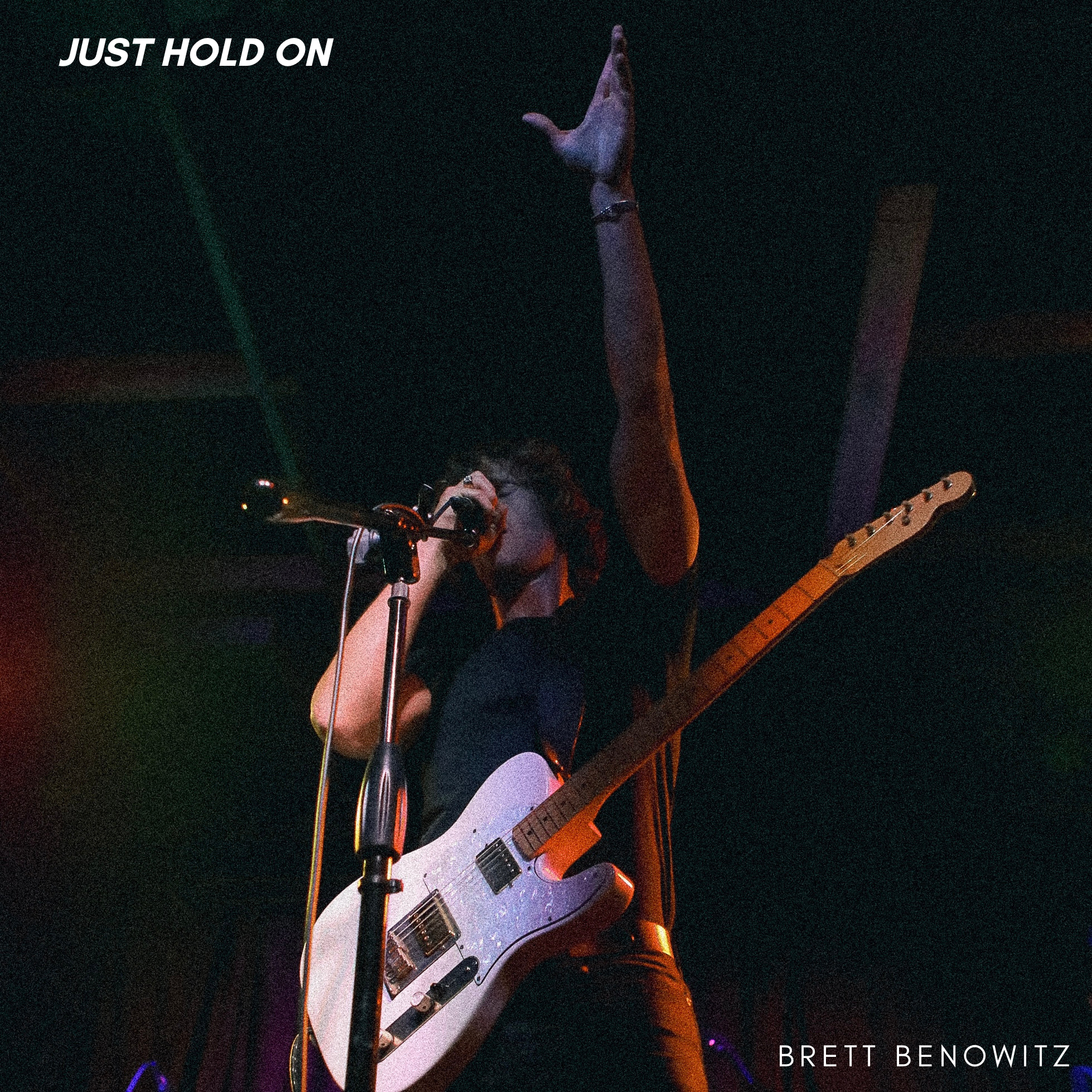 Brett Benowitz "Just Hold On" single artwork