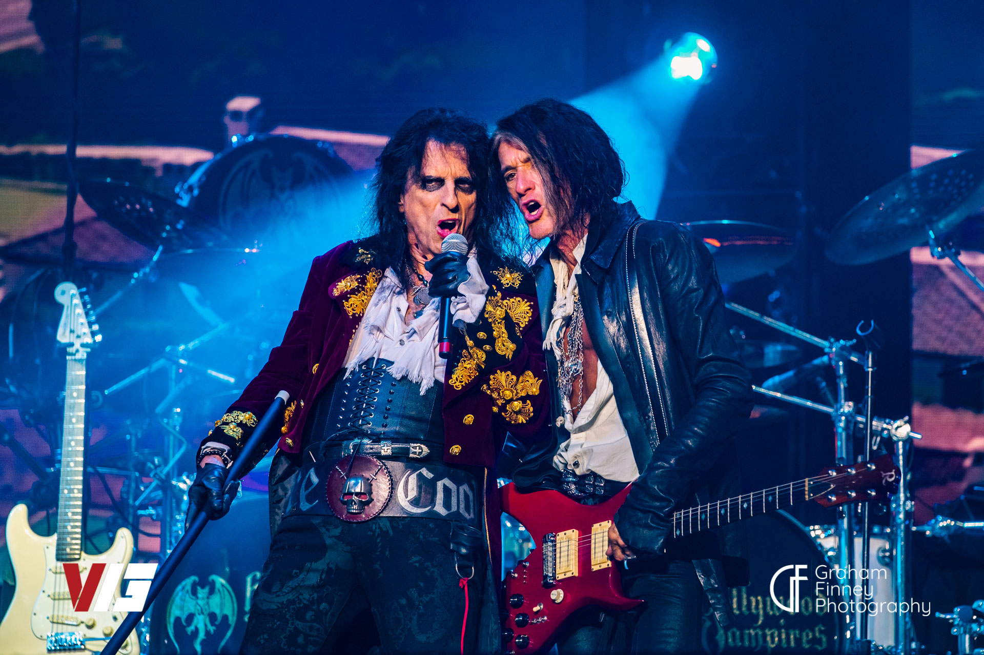 Hollywood Vampires live photo by Graham Finney Photography