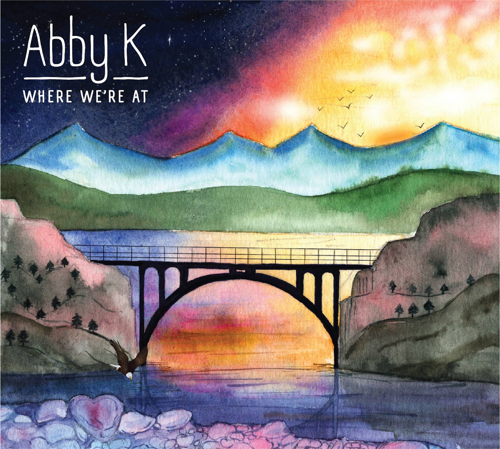 Abby K ‘Where We’re At’ album artwork