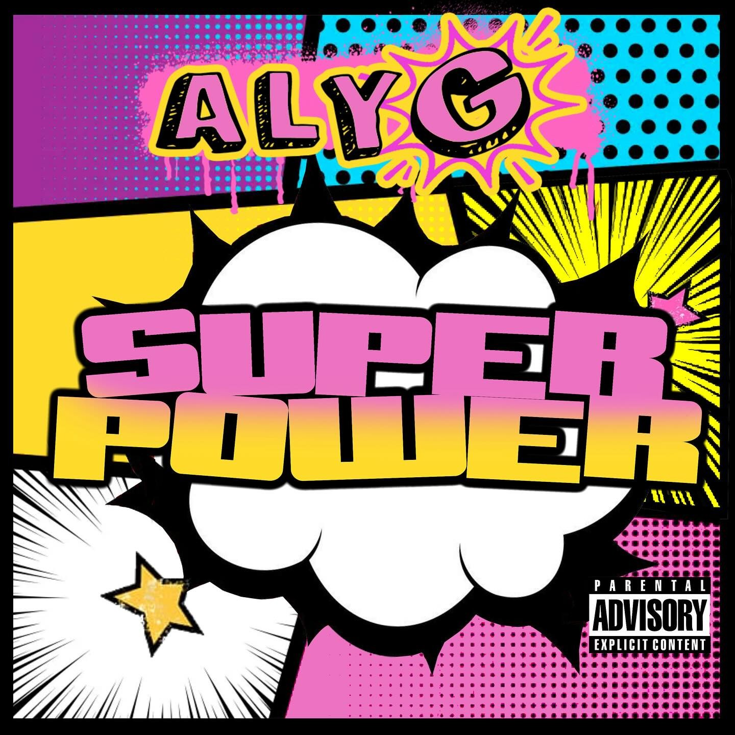 Aly G “Super Power” single artwork