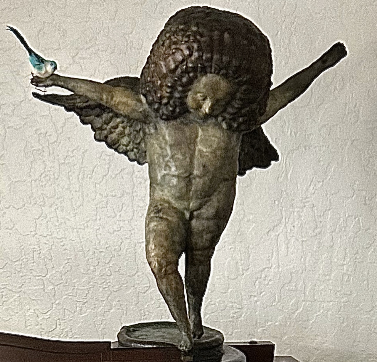 Andy Dick angel statue