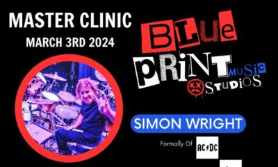 Blueprint Music Studios Master Clinic with Simon Wright (AC/DC) And Robert Sarzo (Queensrÿche)