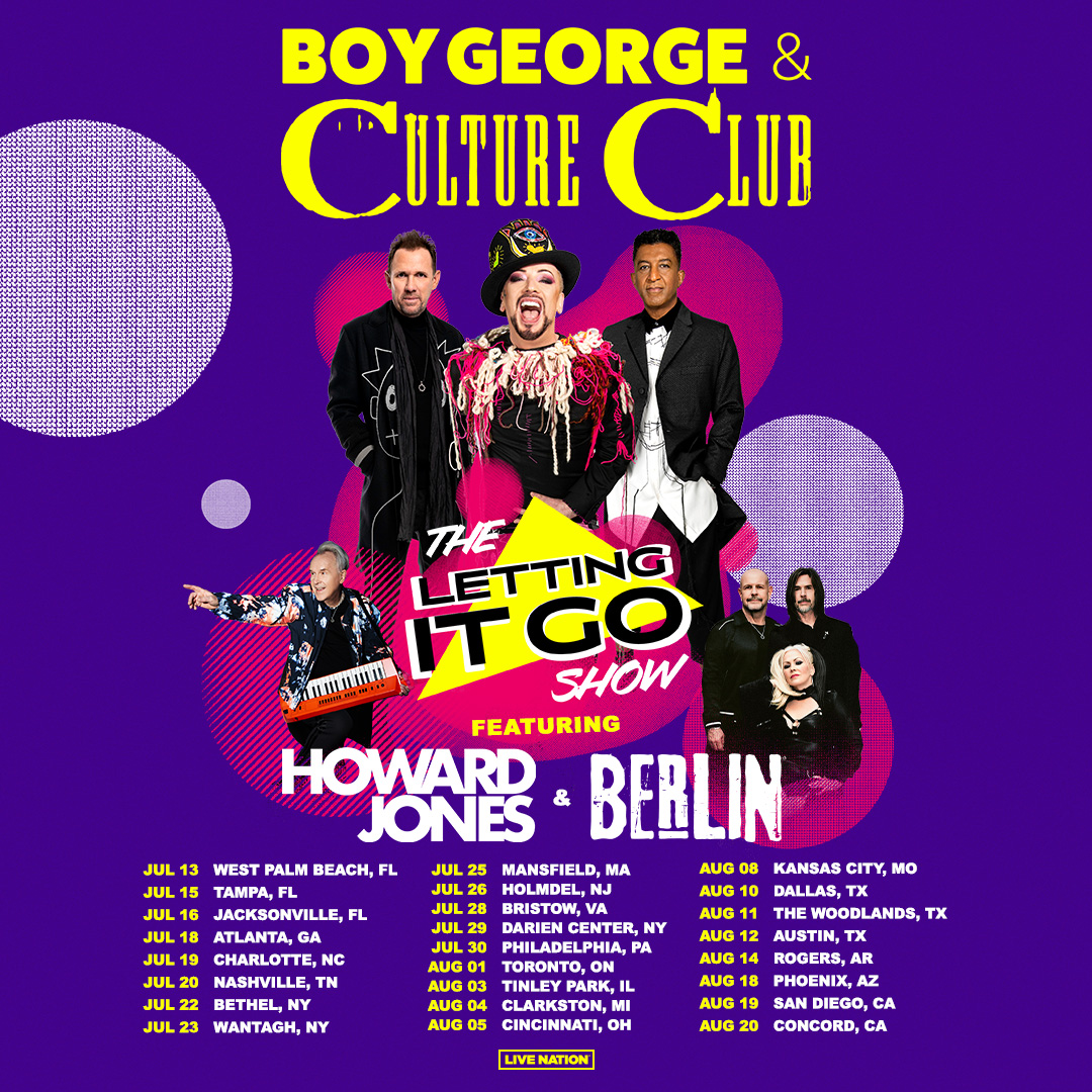 Boy George and Culture Club 2023 tour poster