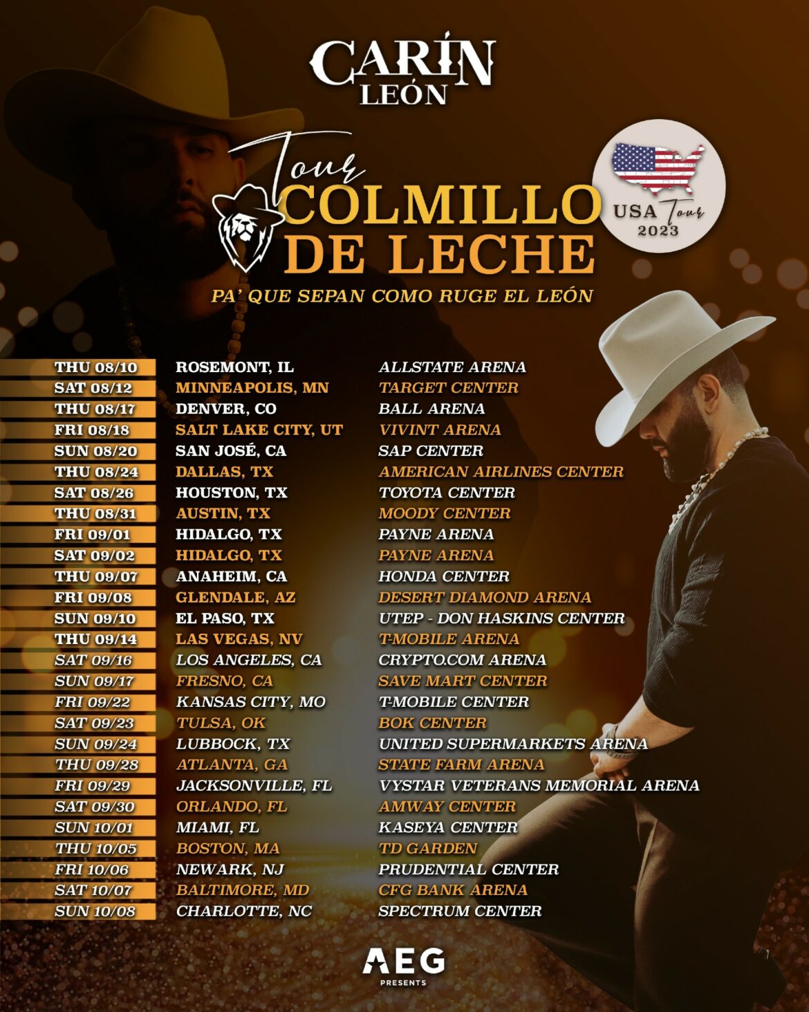 Carin León Confirms “Colmillo de Leche” U.S. Arena Tour