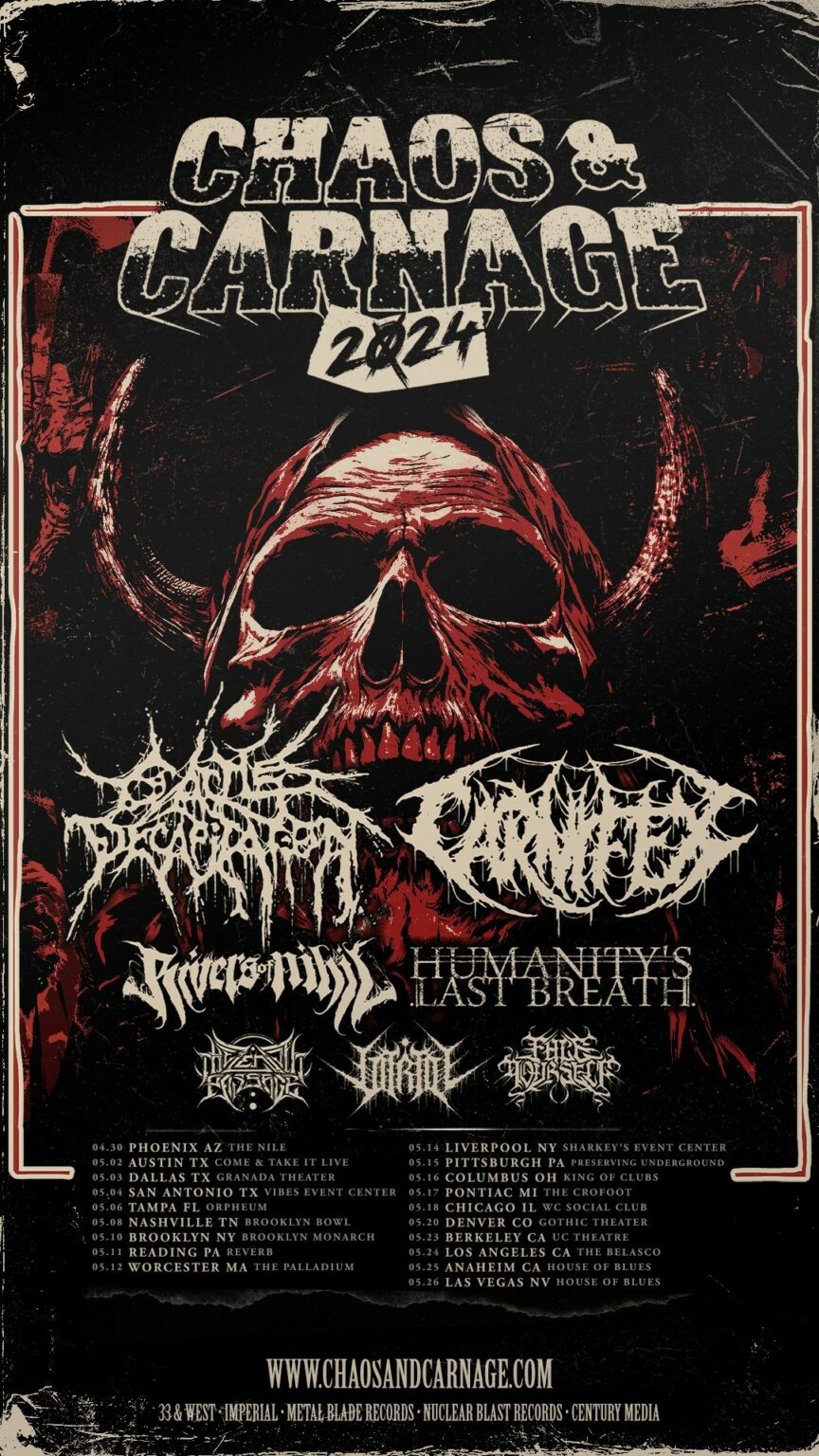 VITRIOL Confirmed for “Chaos and Carnage Tour” 2024