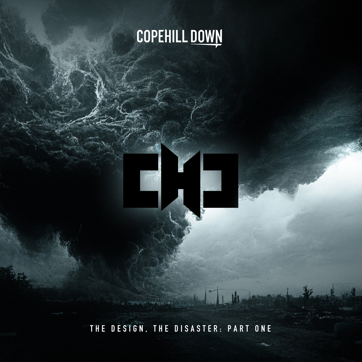 Artwork for the EP ‘The Design, The Disaster: Part One’ by Copehill Down