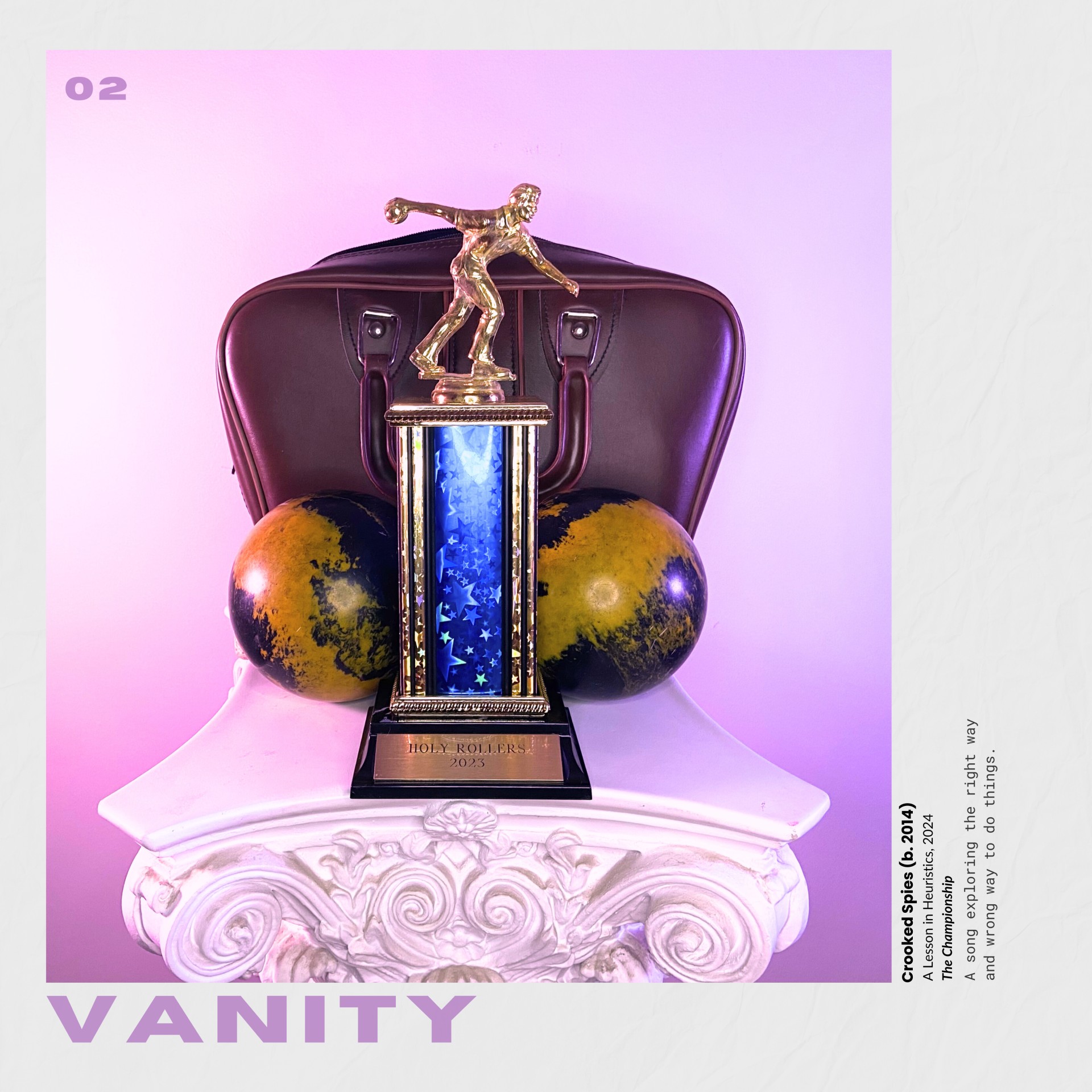 Crooked Spies “Vanity” single artwork