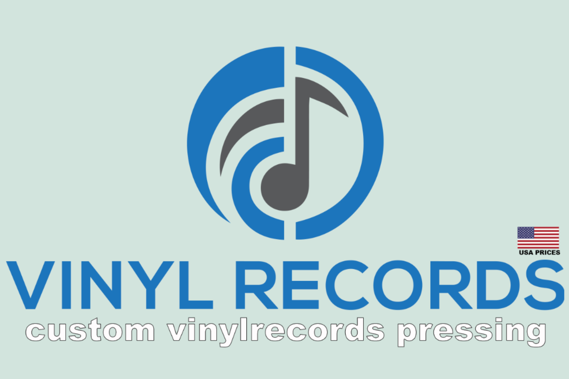 Custom Vinyl Record Pressing Logo