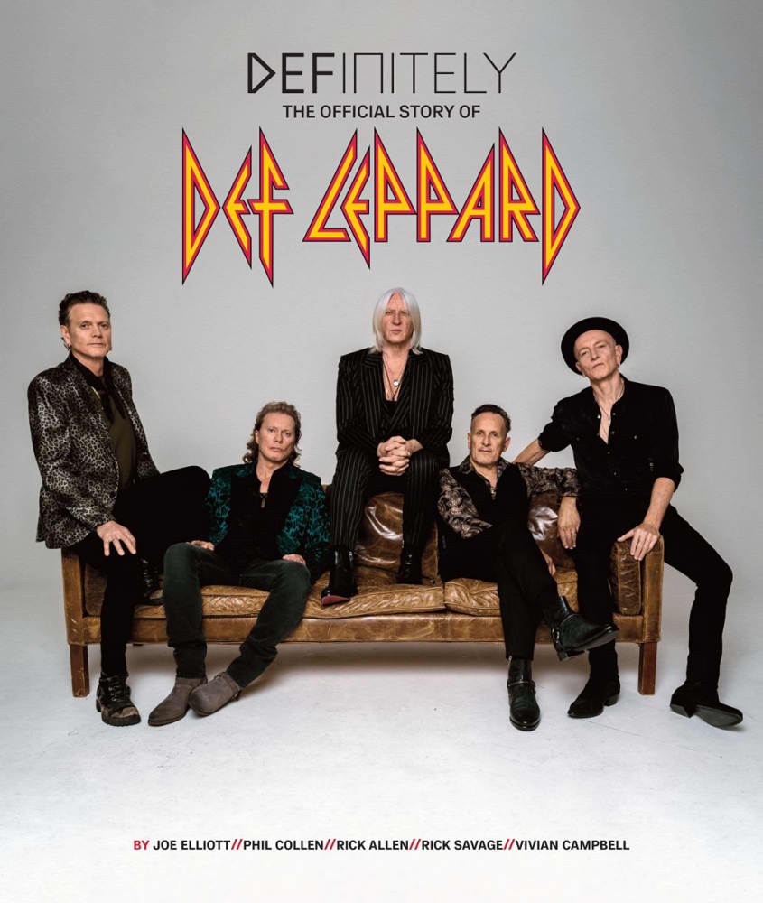 “Definitely: The Official Story of Def Leppard” book cover