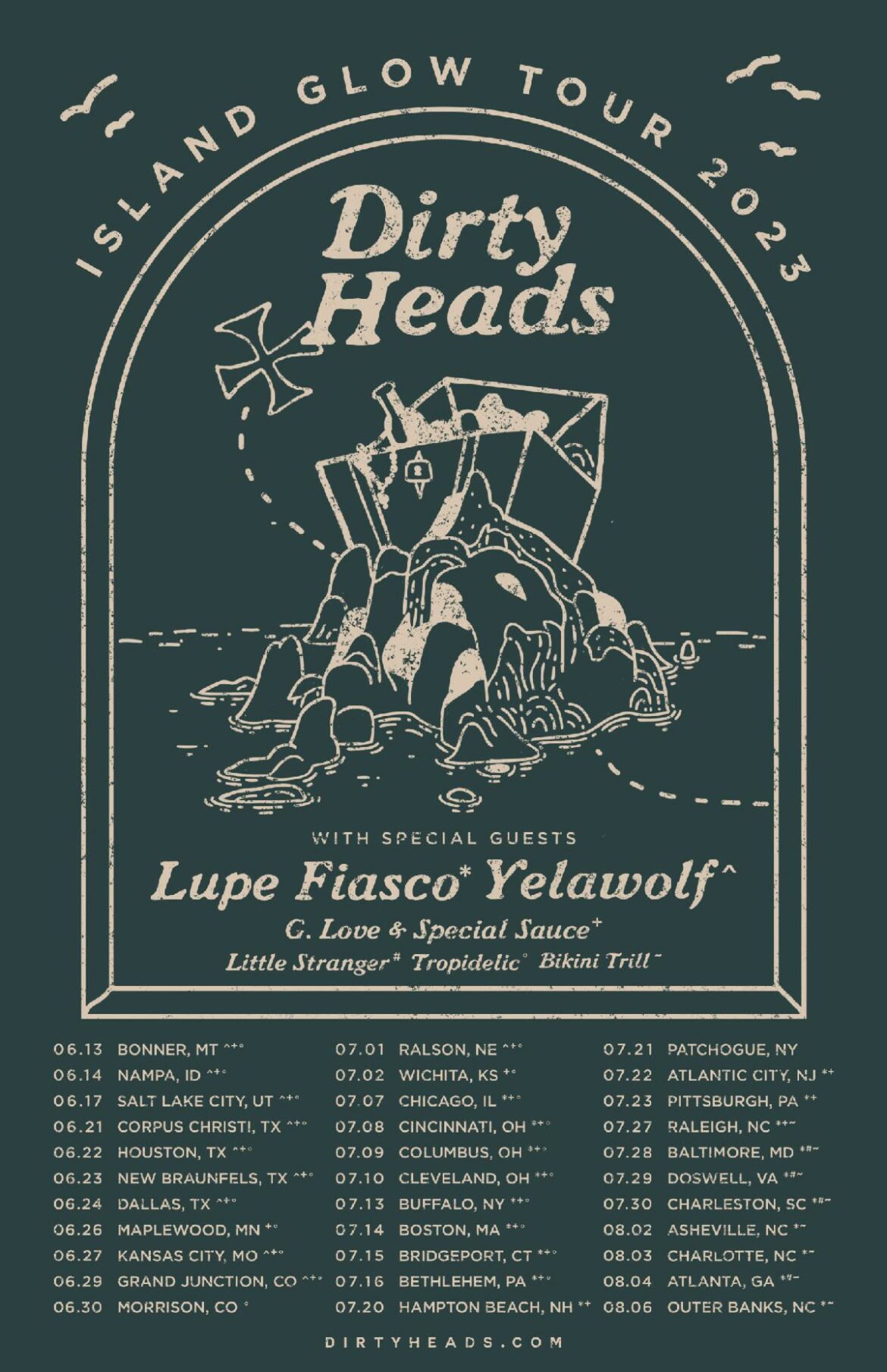 Dirty Heads Confirm “Island Glow Summer Tour” feat. Lupe Fiasco and