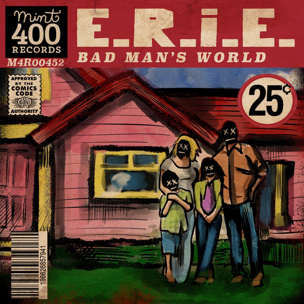 E.R.I.E. “Bad Man’s World” single artwork