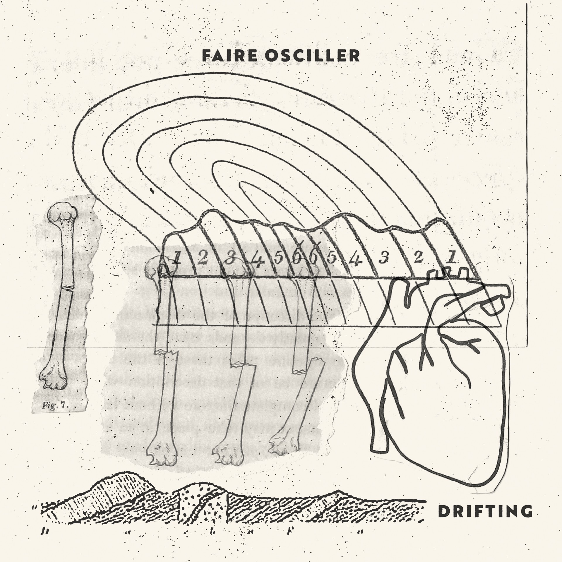 Faire Osciller ‘Drifting’ album artwork