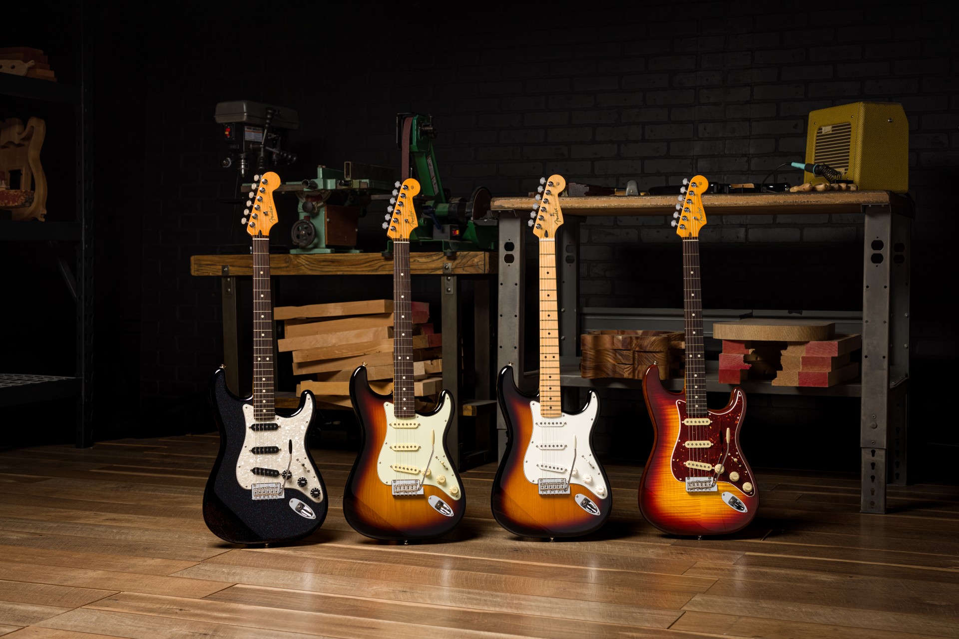 Fender 70th Anniversary Stratocaster models