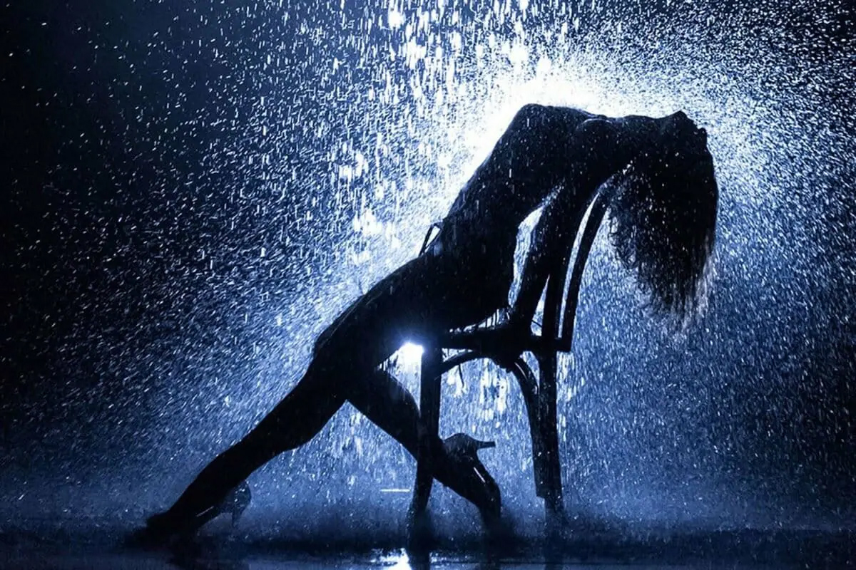 Flashdance “Wet Dance” movie still