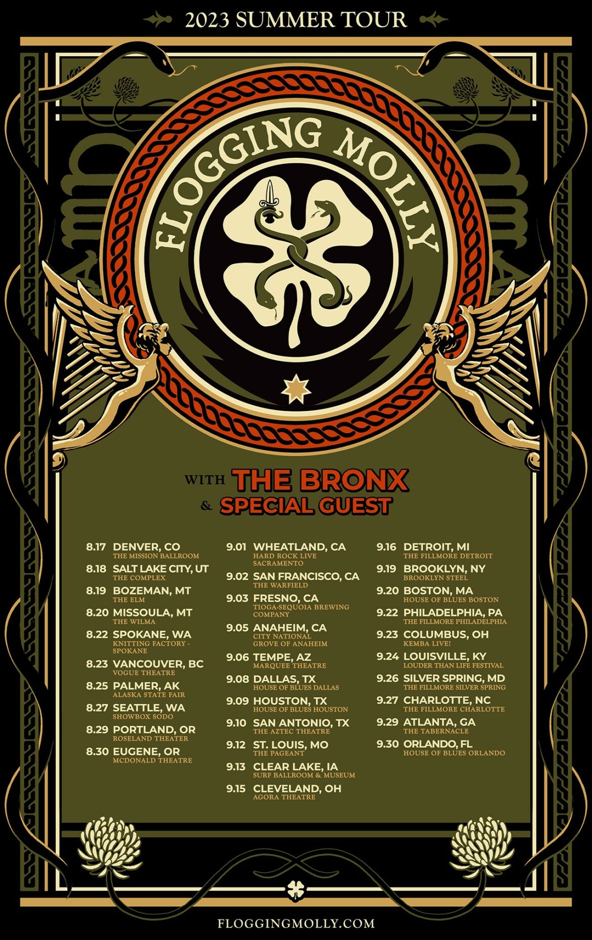Flogging Molly Announce North America Tour with The Bronx