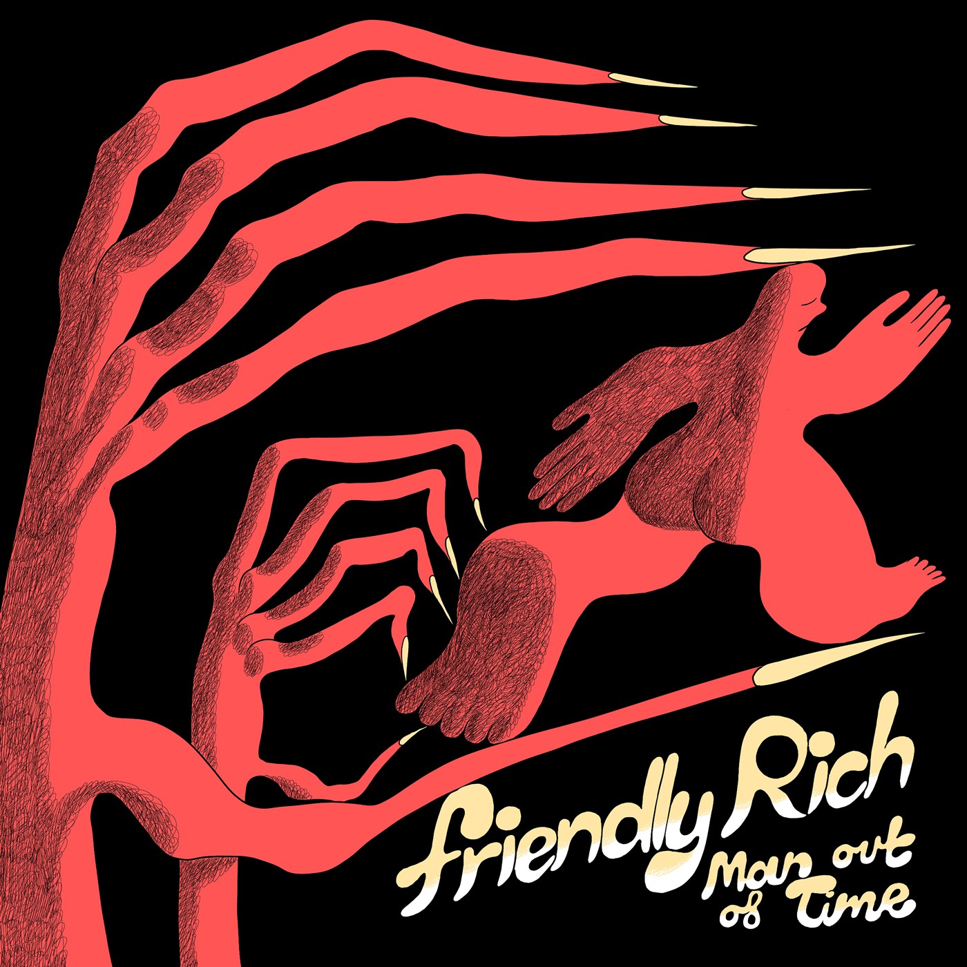 Friendly Rich ‘Man Out of Time’ album artwork