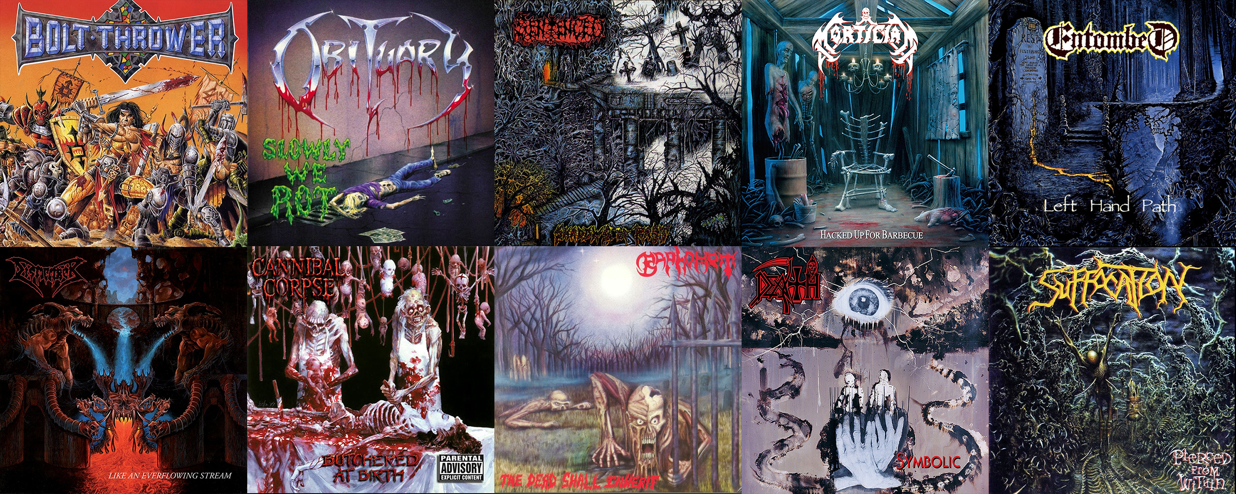 death metal album covers