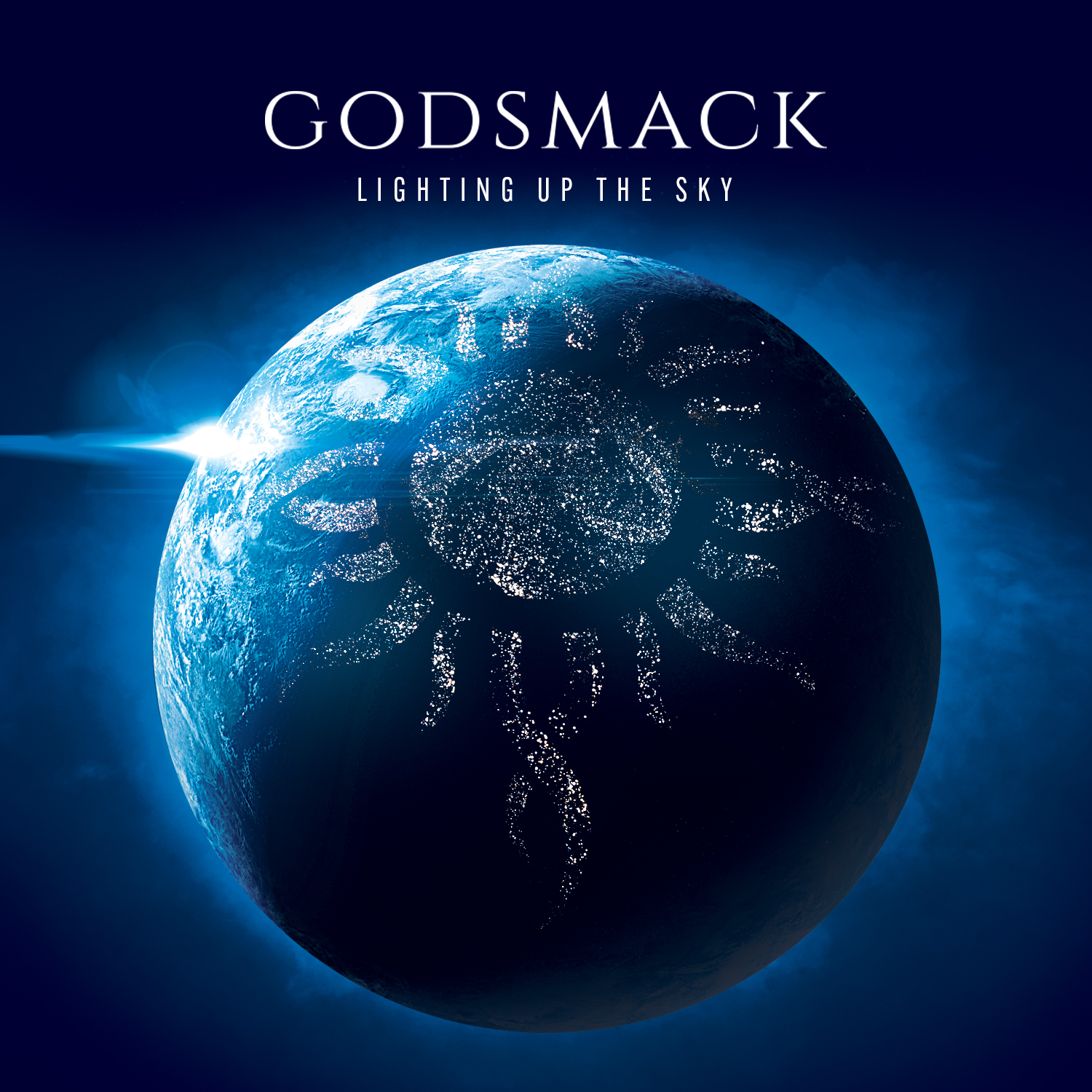 Artwork for the album ‘Lighting Up The Sky’ by Godsmack