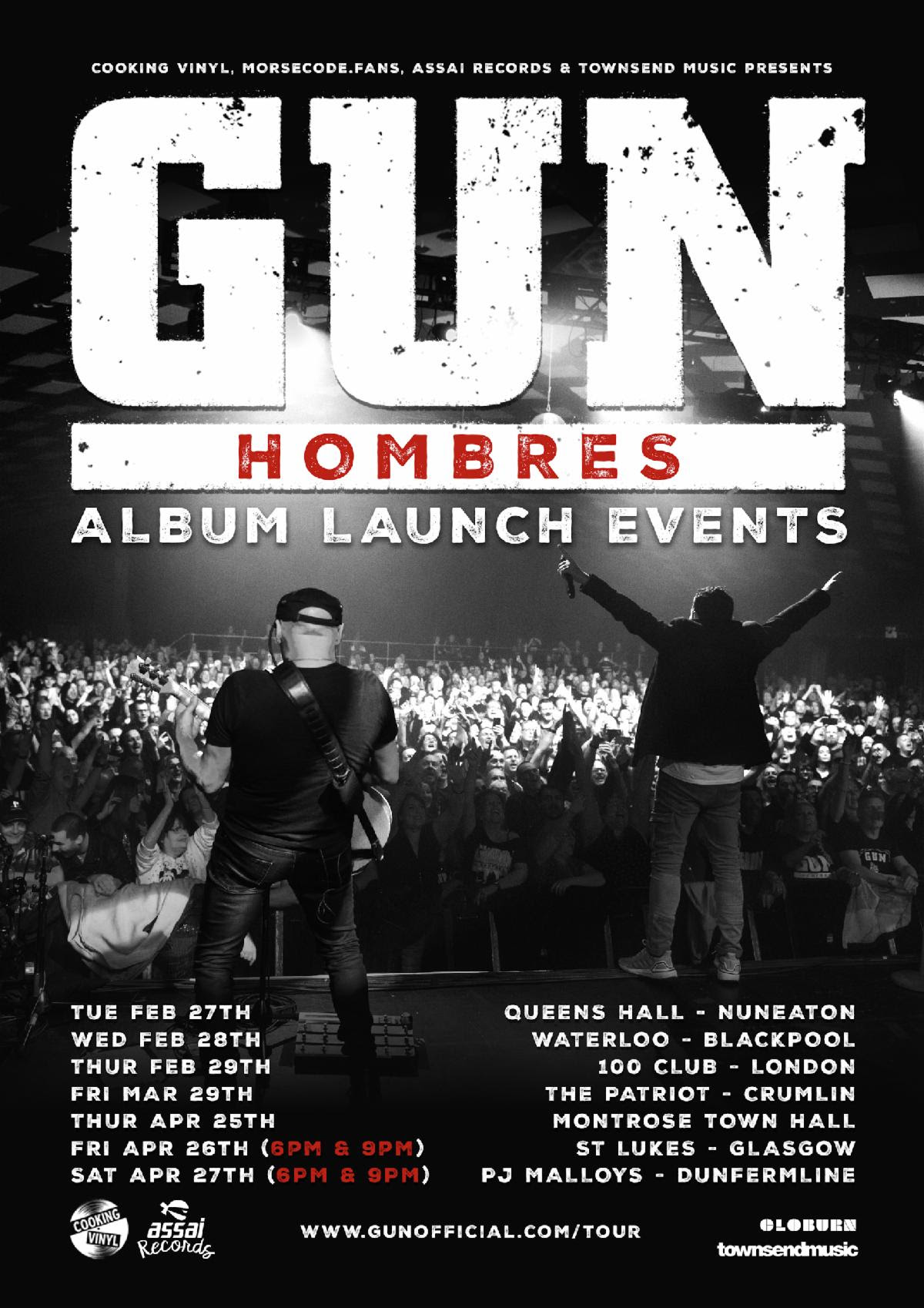 Gun 'Hombres' Tour Artwork