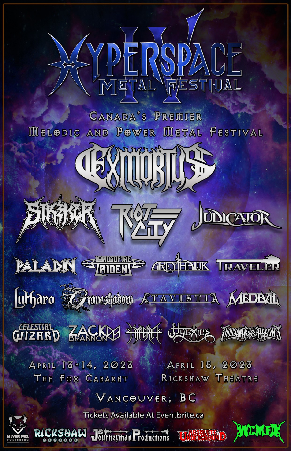Hyperspace Metal Fest 2023 festival poster