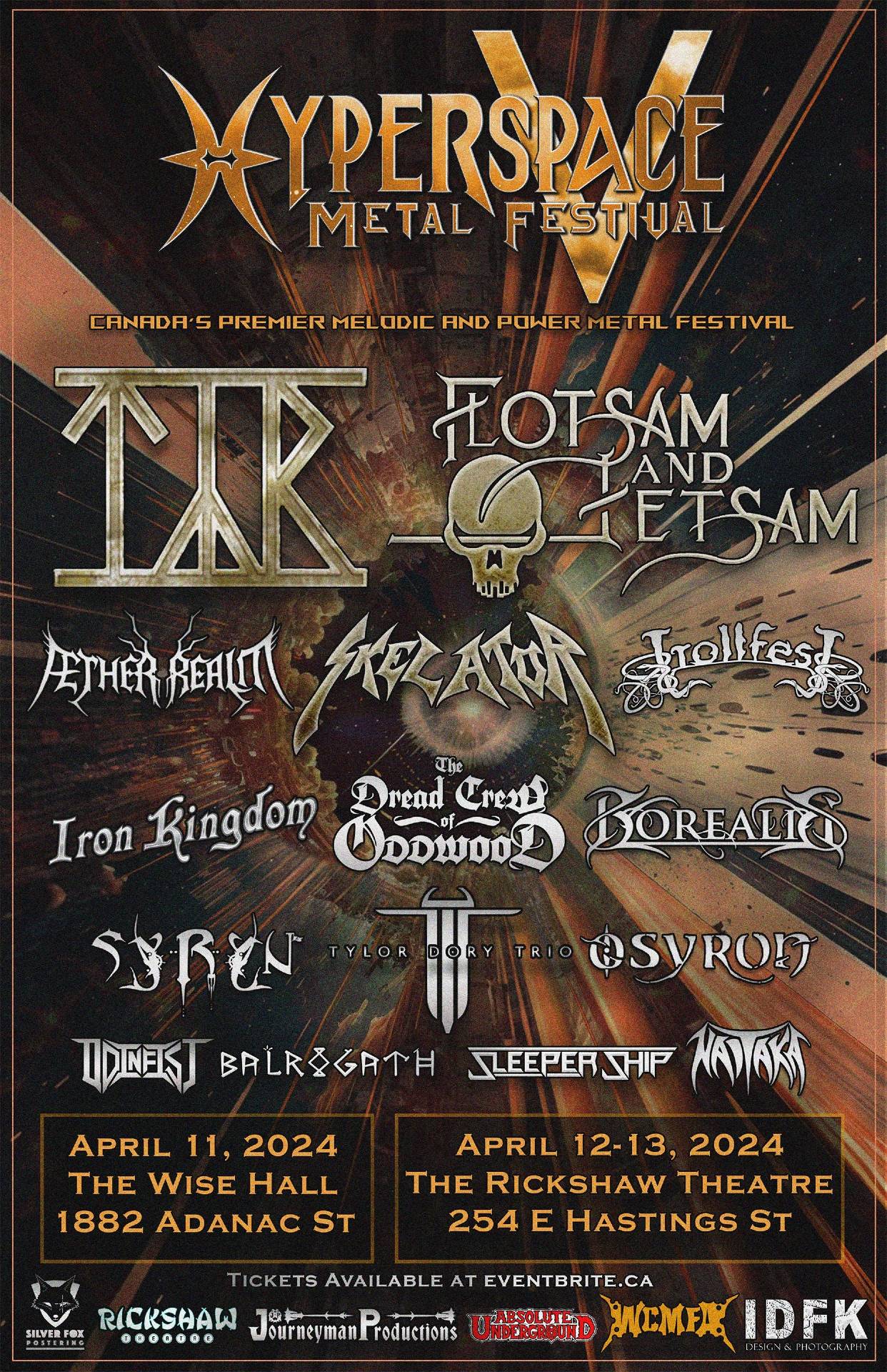 Hyperspace Metalfest (Vancouver, BC) 2024 poster