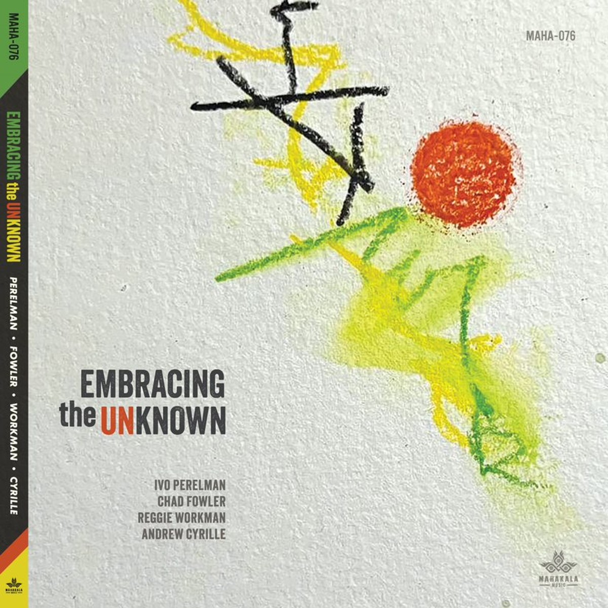 Ivo Perelman, Chad Fowler, Reggie Workman, Andrew Cyrille ‘Embracing the Unknown’ album artwork