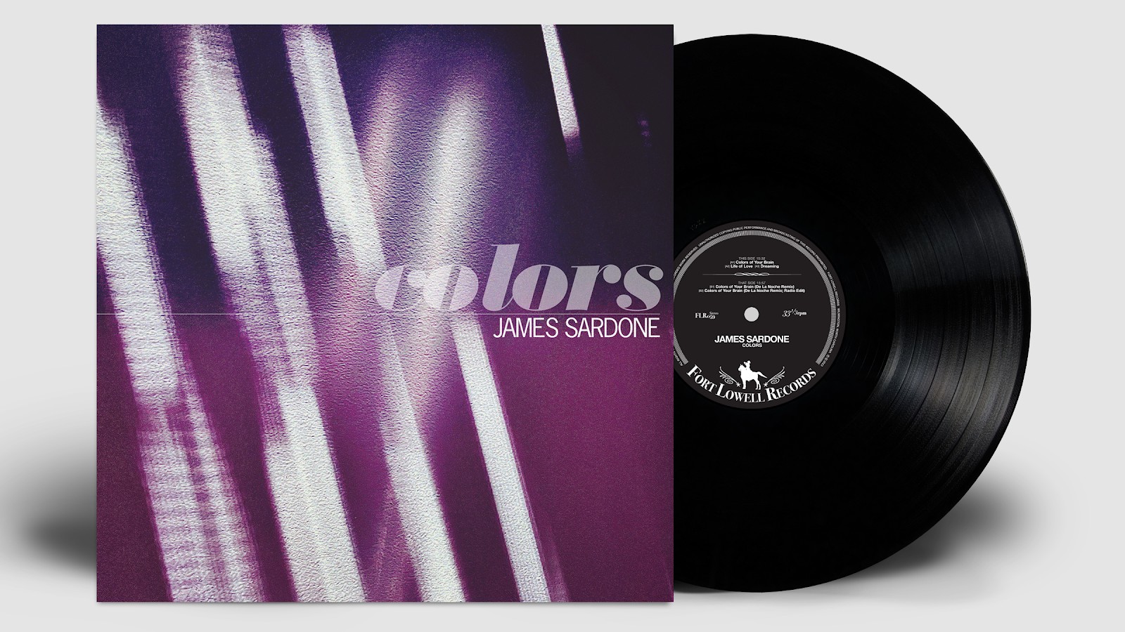 James Sardone ‘Colors’ vinyl album artwork