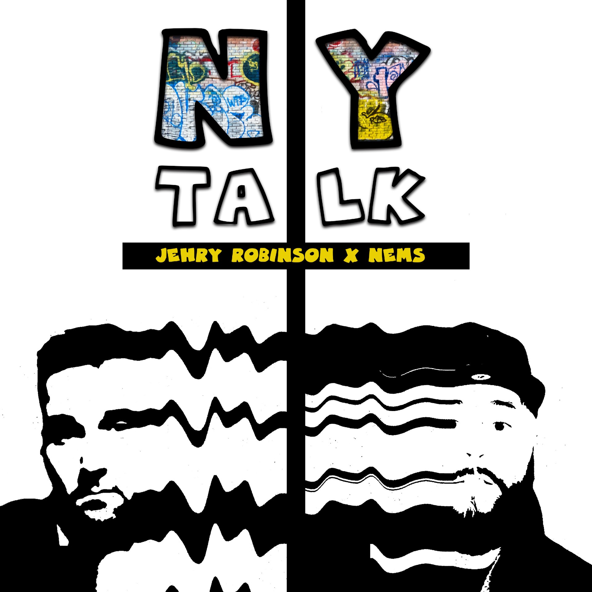 Jehry Robinson and Nems “NY Talk” single artwork