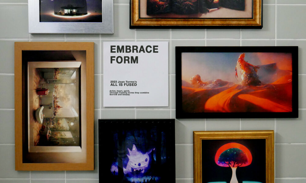 Joan Torres’s All Is Fused ‘Embrace Form’ album artwork