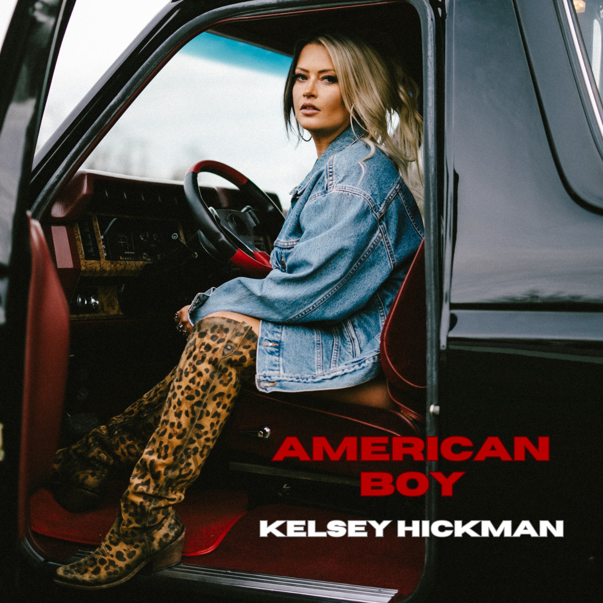 Kelsey Hickman “American Boy” single artwork