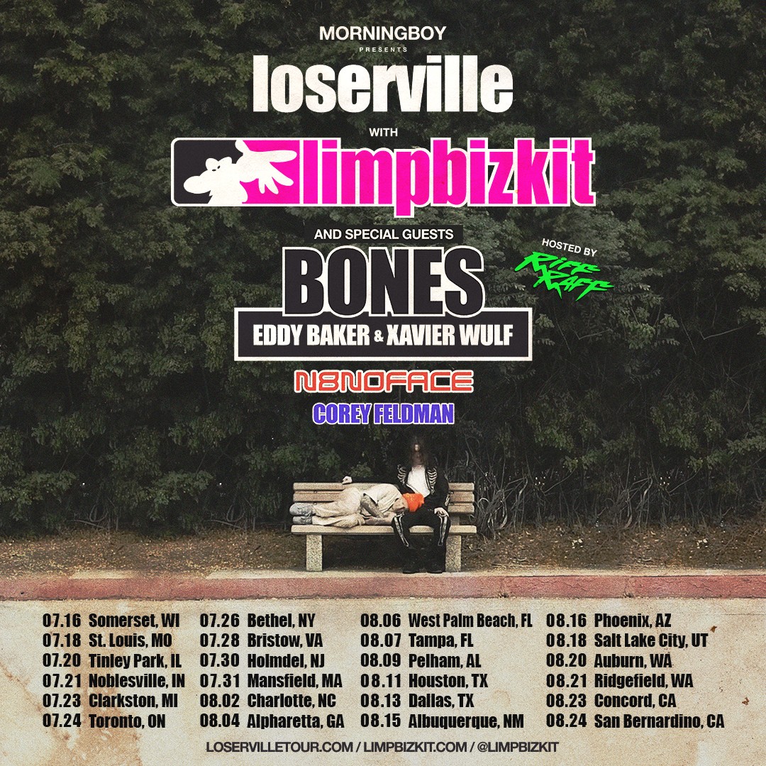 Limp Bizkit 2024 tour poster