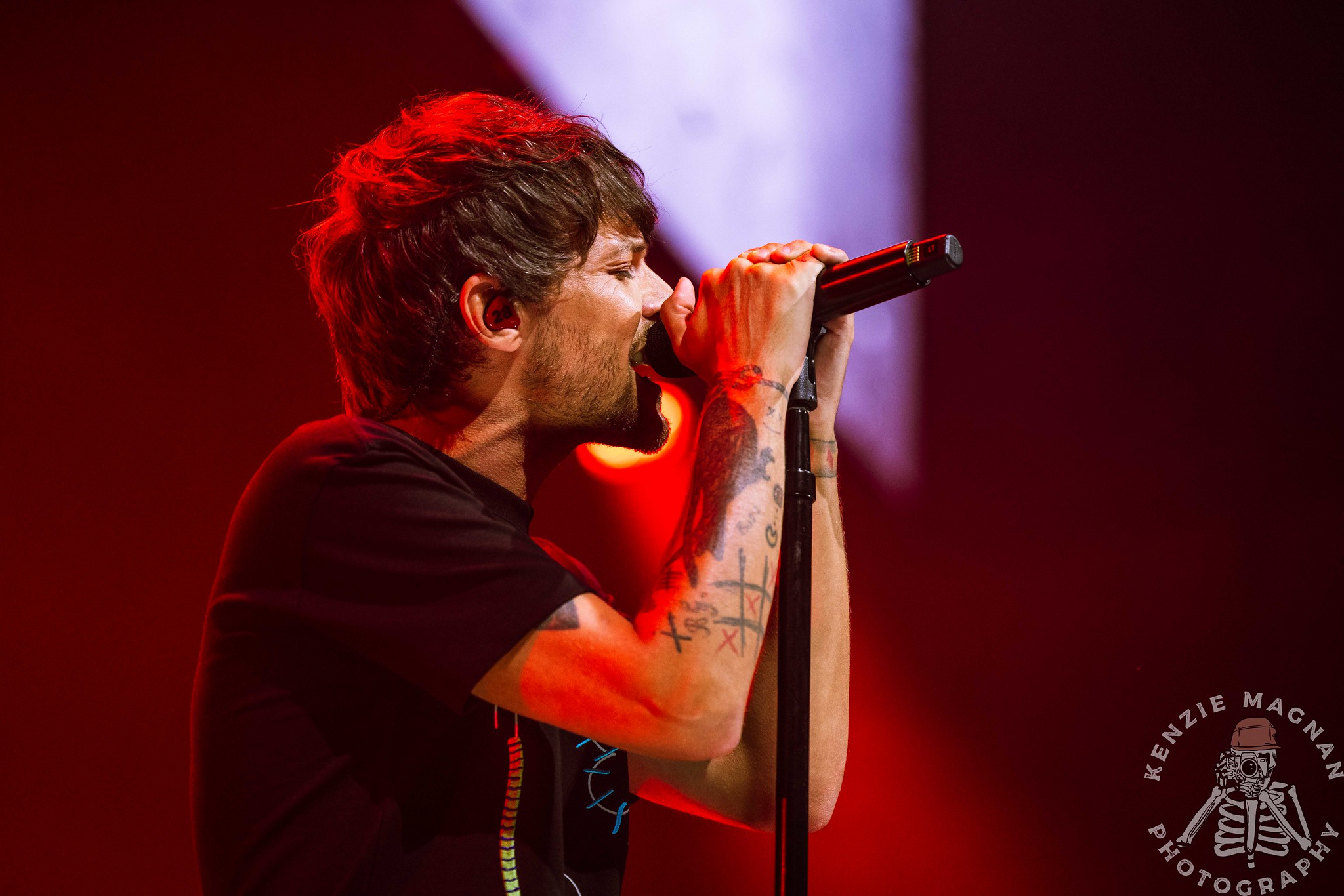 Louis Tomlinson on July 25, 2023, photo by Kenzie Magnan