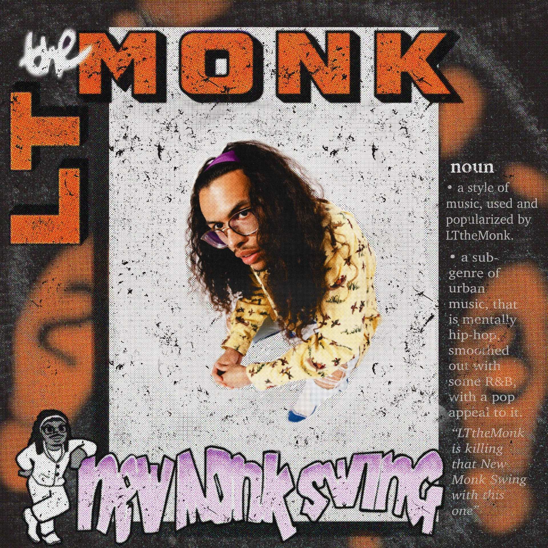 LTthemonk “New Monk Swing” single artwork