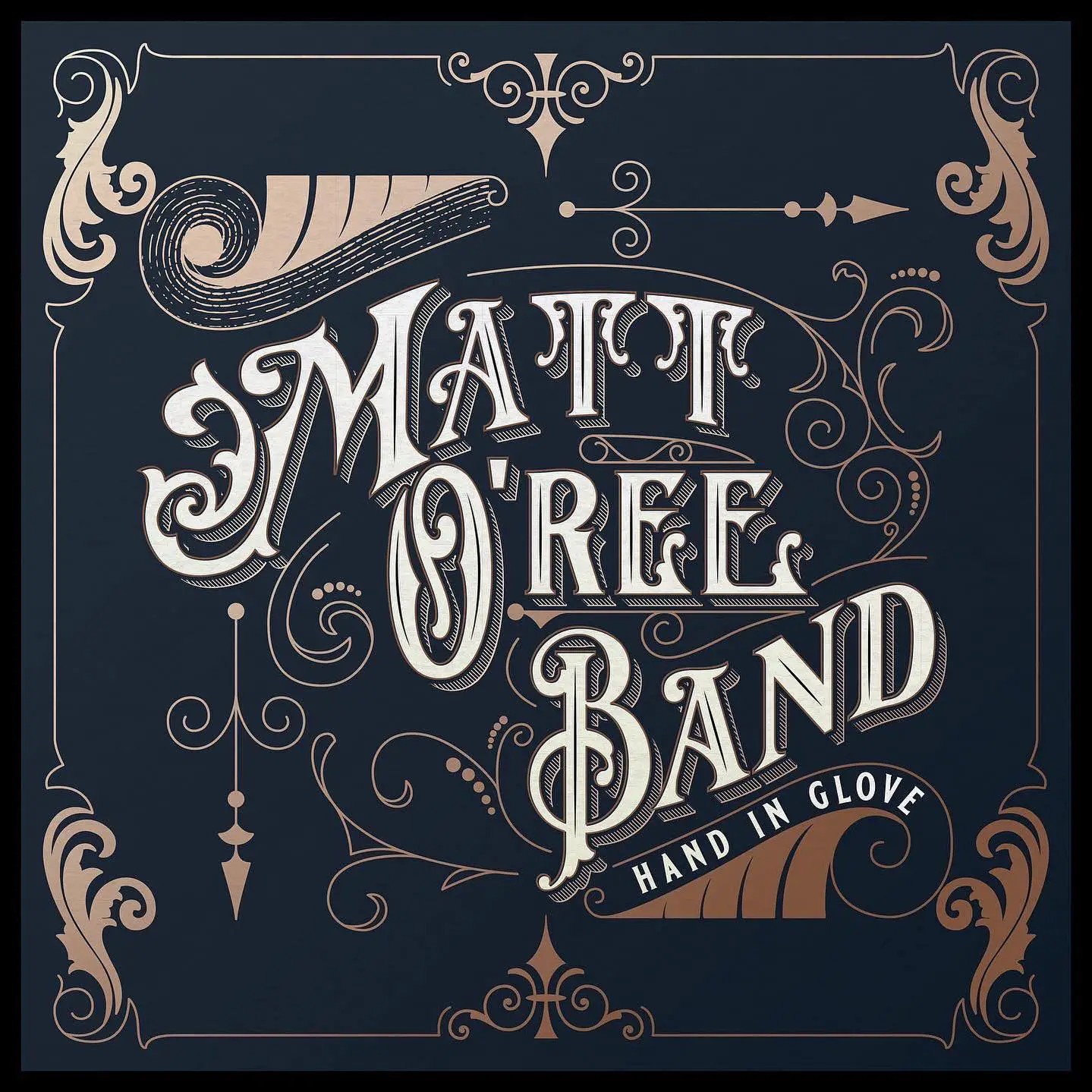 Matt O’Ree Band ‘Hand in Glove’ album artwork