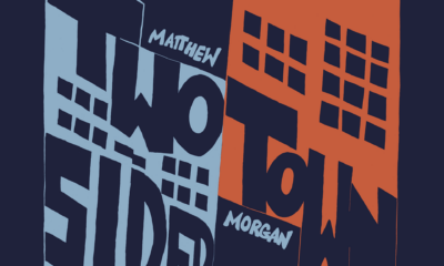 Cover art for "Two-Sided Town" by Matthew Morgan. Artwork by Rob Colgan.