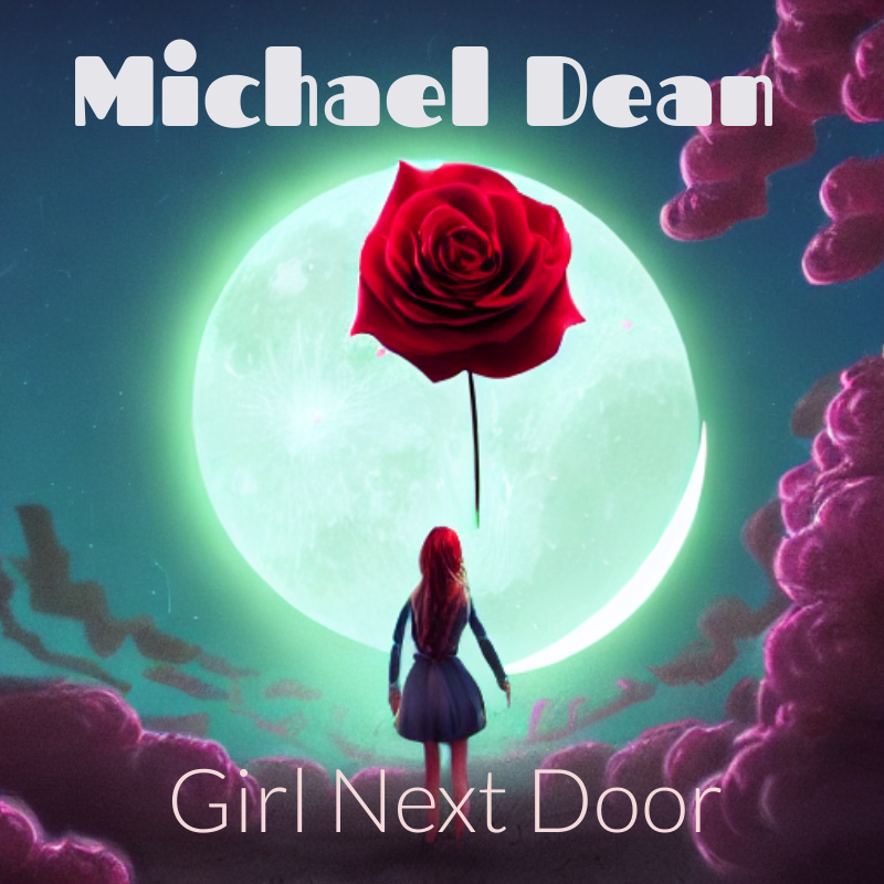 Artwork for the single “Girl Next Door” by Michael Dean