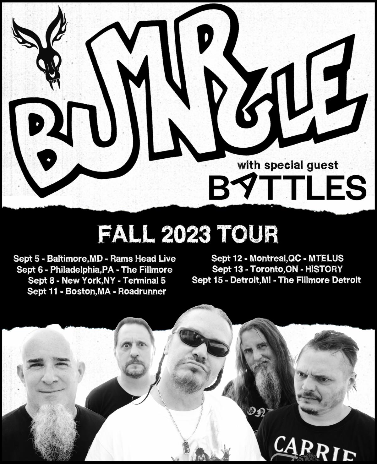 Mr. Bungle 2023 North American tour poster