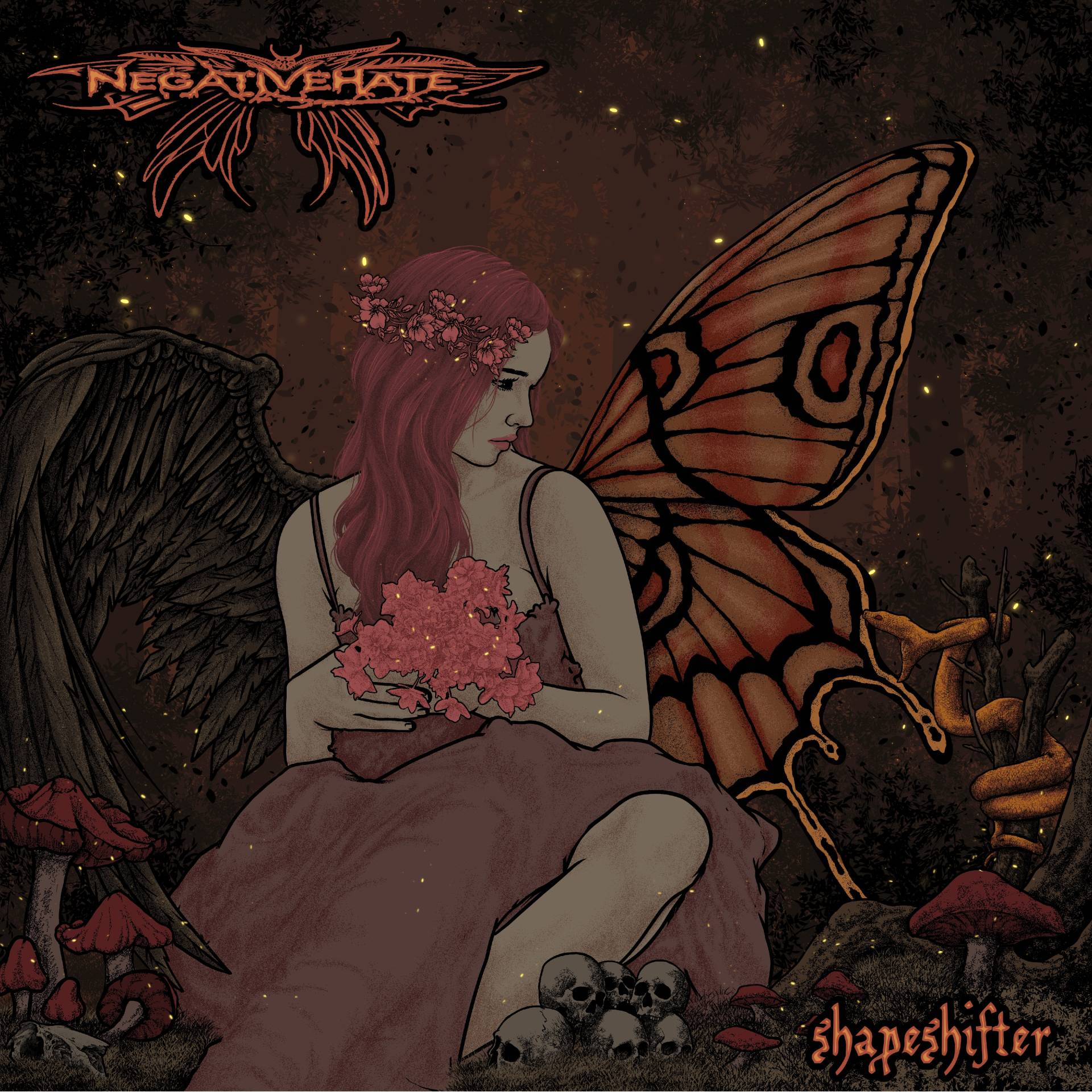 Negativehate ‘Shapeshifter’ album artwork