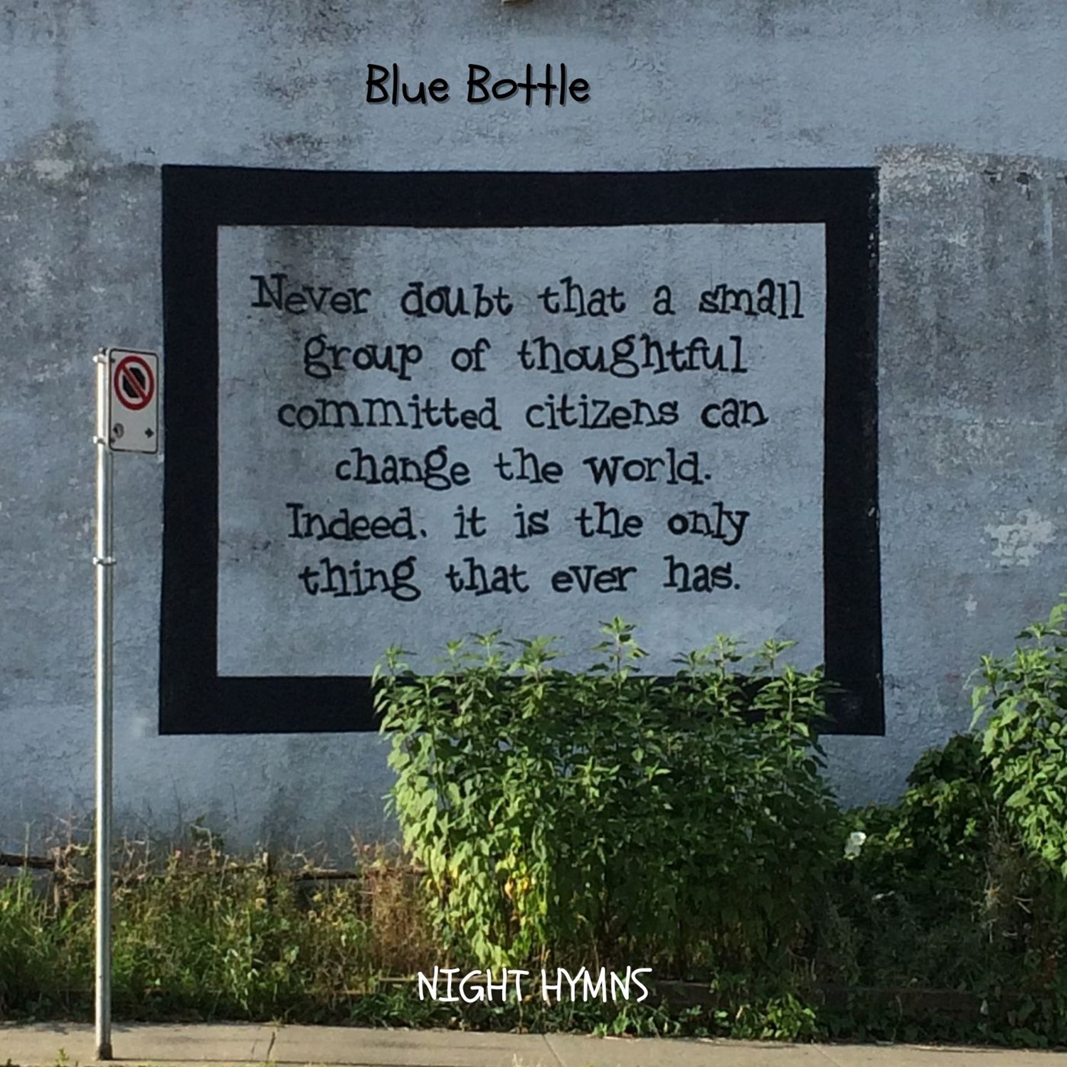 Night Hymns “Blue Bottle” single artwork