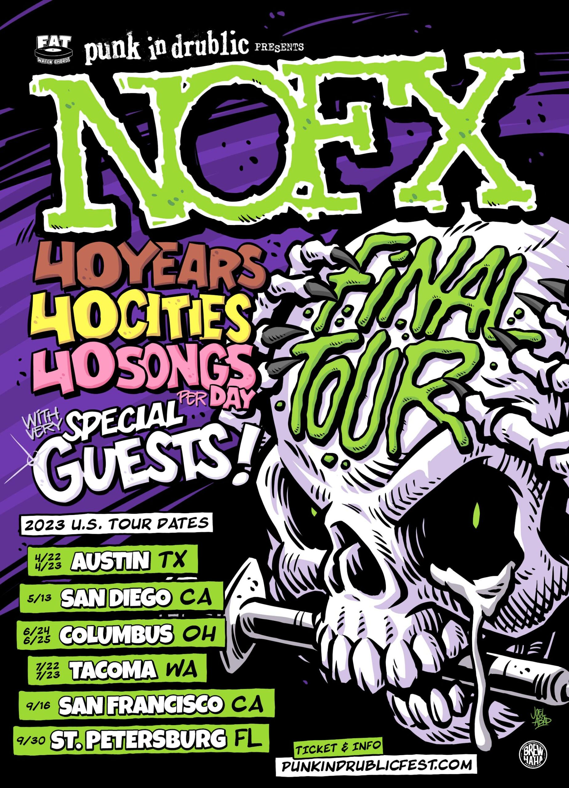 nofx final tour special guests