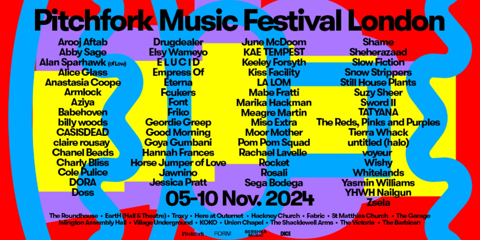 Pitchfork London Festival 2024